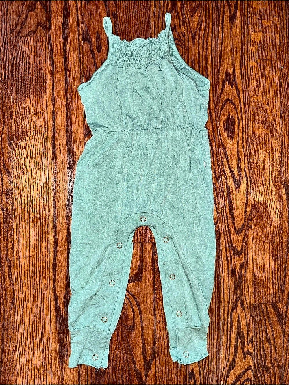 Muggle Bums Baby Romper in Green Baby 6-12 Months